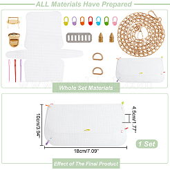 DIY Purse Knitting Making Kits&nbsp;DIY-WH0453-98C