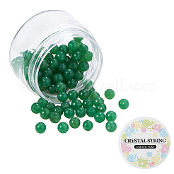 DIY Natural Green Aventurine Bead Stretch Bracelet Making Kits&nbsp;DIY-CJ0001-21E