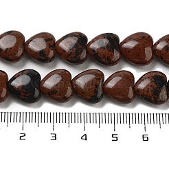 Natural Mahogany Obsidian Beads Strands&nbsp;G-B022-25C
