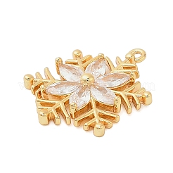 Brass Micro Pave Cubic Zirconia Pendatns&nbsp;KK-I380-02G