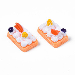 Opaque Epoxy Resin Cabochons&nbsp;CRES-S358-48
