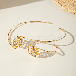Vortex Iron Choker & Cuff Bangle Sets&nbsp;FS-WG22287-01
