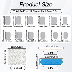 1 Bag Plastic Nail Art Stickers&nbsp;MRMJ-CP0001-57A