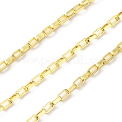 Rack Plating Brass Paperclip Chains&nbsp;CHC-F016-01G