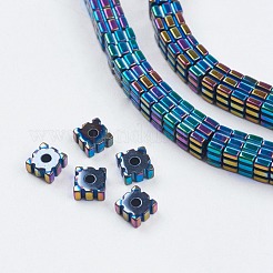 Electroplate Non-Magnetic Synthetic Hematite Beads Strands&nbsp;G-F562-02-B02