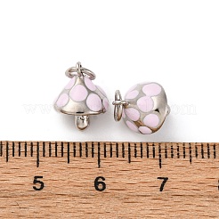 Brass Enamel Charms&nbsp;ZIRC-P067-04P-NR