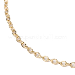 2Pcs 2 Colors 304 Stainless Steel & Brass Cable Chain Lariat Necklaces Sets&nbsp;NJEW-JN05147