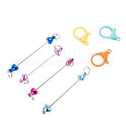 5Pcs Iron Beadable Keychain Bar&nbsp;KEYC-TAD0001-13