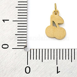 Ion Plating(IP) 304 Stainless Steel Enamel Charms&nbsp;STAS-Z104-02G-02