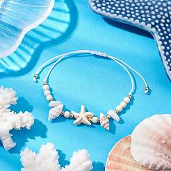 Adjustable Braided Beads Bracelets for Women&nbsp;BJEW-JB11164-02