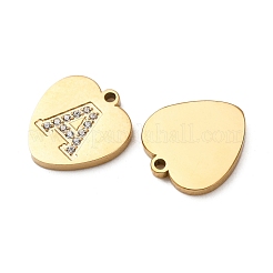 304 Stainless Steel Cubic Zirconia Pendants Set&nbsp;STAS-A125-04G
