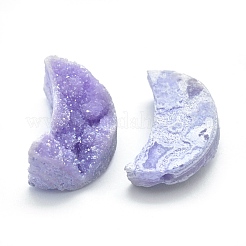 Natural Druzy Quartz Charms&nbsp;G-P382-H03