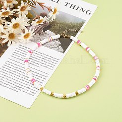 Polymer Clay Heishi Beaded Necklaces&nbsp;NJEW-JN03504-01