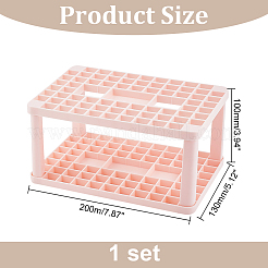 Plastic Cosmetic Brush Storage Stands&nbsp;MRMJ-WH0070-34B