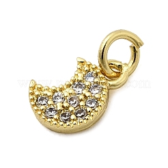 Brass Micro Pave Cubic Zirconia Pendants&nbsp;KK-I360-083G