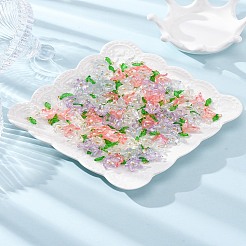 50Pcs Transparent Acrylic Pendants&nbsp;PALLOY-FS00038-04