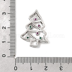 Brass Micro Pave Cubic Zirconia Pendants&nbsp;KK-L258-01P-B01