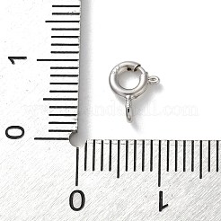 925 Sterling Silver Sping Ring Clasps&nbsp;STER-P063-04P