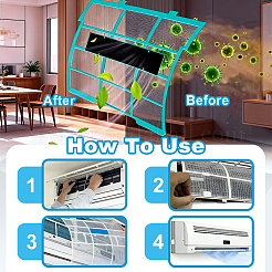 12Pcs 2 Colors Sponge Air Condition Filters Replacement&nbsp;AJEW-NB0009-47