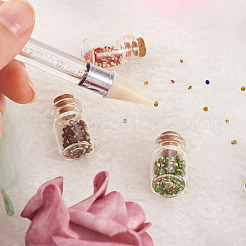 About 5500Pcs 11 Colors Glass Pointed Back Rhinestone&nbsp;RGLA-FW0001-04