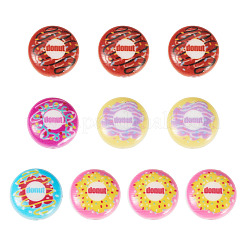 10Pcs Printed Opaque Acrylic Beads&nbsp;MACR-TA0002-45