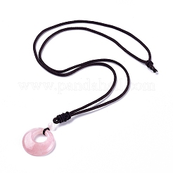Natural & Synthetic Gemstone Pendant Necklaces&nbsp;NJEW-E149