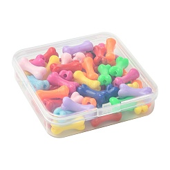 50Pcs UV Plating Acrylic Beads&nbsp;PACR-FS0001-09