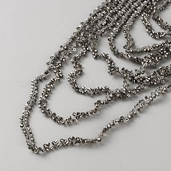 Resin Beaded Tassel Chain Epaulettes&nbsp;FIND-WH0148-743B