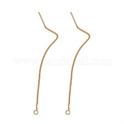 Brass Stud Earring Findings&nbsp;KK-TA0007-12G