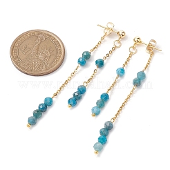 Natural Mixed Stone Ear Studs&nbsp;EJEW-JE05945