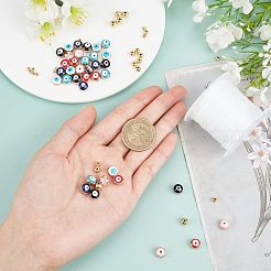 116Pcs DIY Evil Eye Style Bracelet Making Kits&nbsp;DIY-NB0005-01