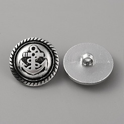 1-Hole ABS Plastic Shank Buttons&nbsp;BUTT-WH0015-73B
