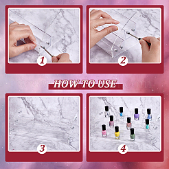 2Sets 3-Tier Transparent Acrylic Nail Polish Organizer&nbsp;ODIS-NB0001-62