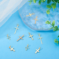 10Pcs 5 Style Brass Pendants&nbsp;KK-TA0002-06