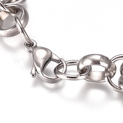 Tarnish Resistant 304 Stainless Steel Chain Bracelets&nbsp;BJEW-L661-04P