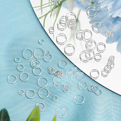925 Sterling Silver Open Jump Rings&nbsp;FIND-CN0001-75B