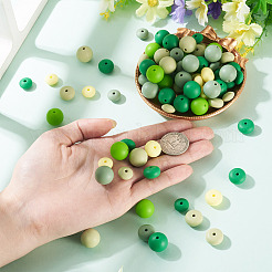 120Pcs 12 Styles Silicone Focal Beads&nbsp;SIL-CW0001-01A