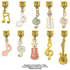 20Pcs Tibetan Style Alloy Enamel Pendant&nbsp;PALLOY-FS00007