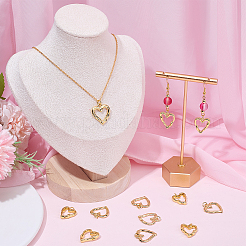 12Pcs 2 Styles Brass Pendants&nbsp;KK-SC0007-39