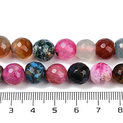 Natural Fire Crackle Agate(Dyed & Heated) Beads Strands&nbsp;G-M437-A01-01L