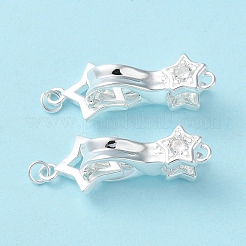 925 Sterling Silver Fold Over Clasps&nbsp;LS-STER-D005-10S