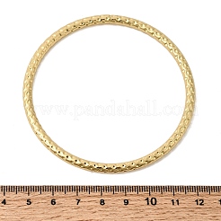 Hammered 304 Stainless Steel Bangles for Women&nbsp;BJEW-D408-03G