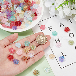 200Pcs 10 Colors Spray Painted Transparent Glass Beads&nbsp;GLAA-PH0003-41