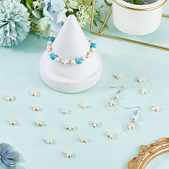 1000Pcs Crackle Opaque Acrylic Beads&nbsp;OACR-SC0002-24