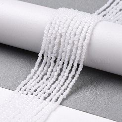 Glass Imitation Jade Beads Strands&nbsp;X-GLAA-H021-05-01