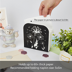 Iron Napkin Holder&nbsp;DJEW-WH0039-84G