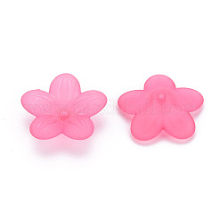 Frosted Acrylic Bead Caps&nbsp;X-MACR-S371-08A