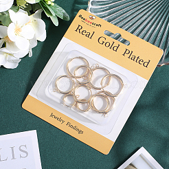 12Pcs 3 Style 201 Stainless Steel Huggie Hoop Earring Findings&nbsp;STAS-BBC0004-91G