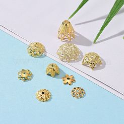 Brass Bead Caps&nbsp;KK-MSMC008-G