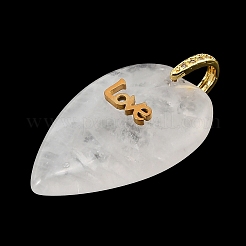Natural Quartz Crystal Pendants&nbsp;G-G470-03G-10